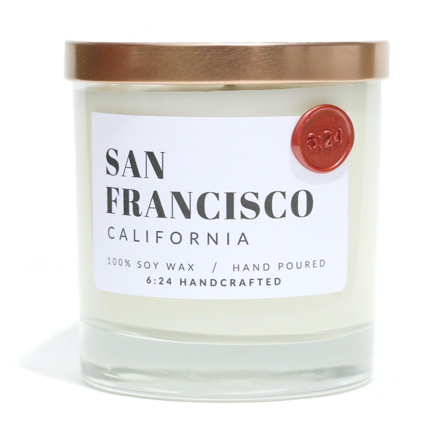 San Francisco, California Candle | Hand Poured | 100% Soy Wax | Housewarming Gift