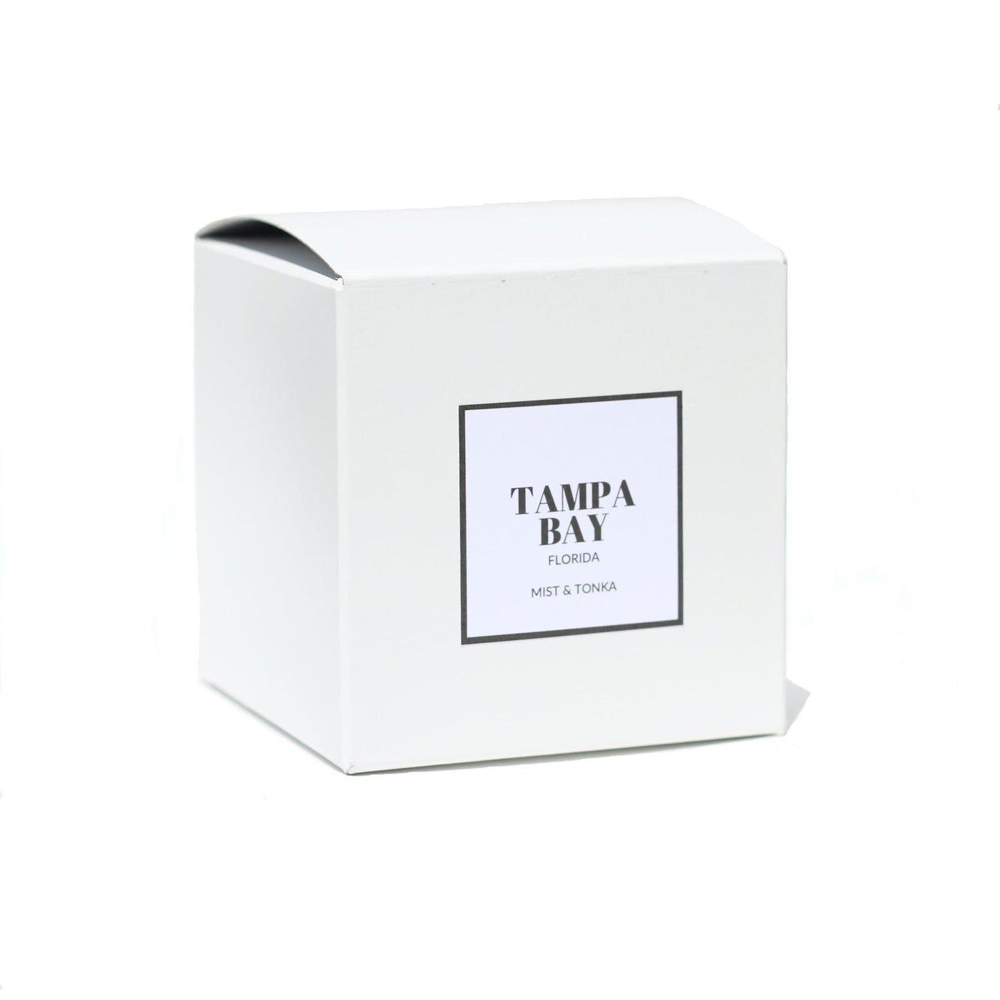 a white box that has a tag on it