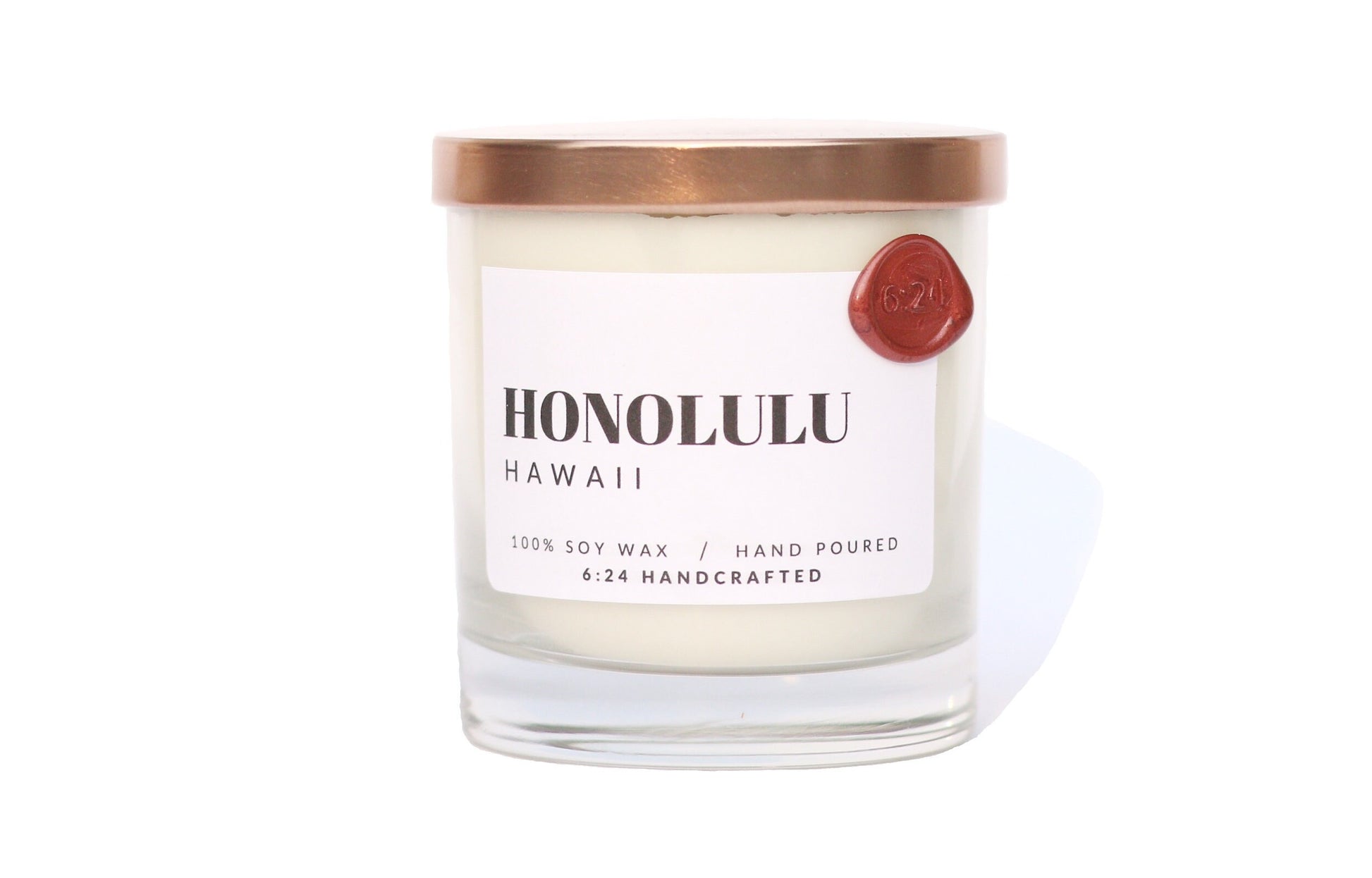 Honolulu, Hawaii Candle | Handmade Scented City Candle | 100% Soy Wax | Housewarming Gift