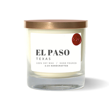 El Paso, Texas Candle | Handmade Scented City Candle | 100% Soy Wax | Housewarming Gift