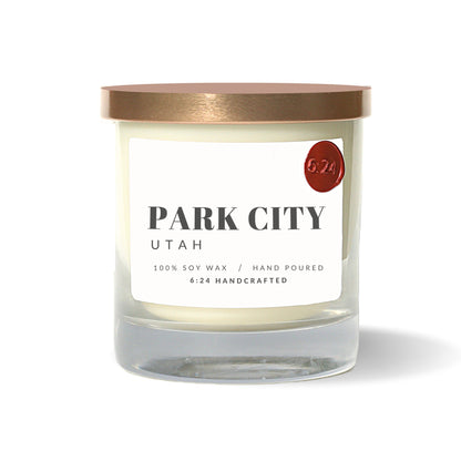 Park City, Utah candle