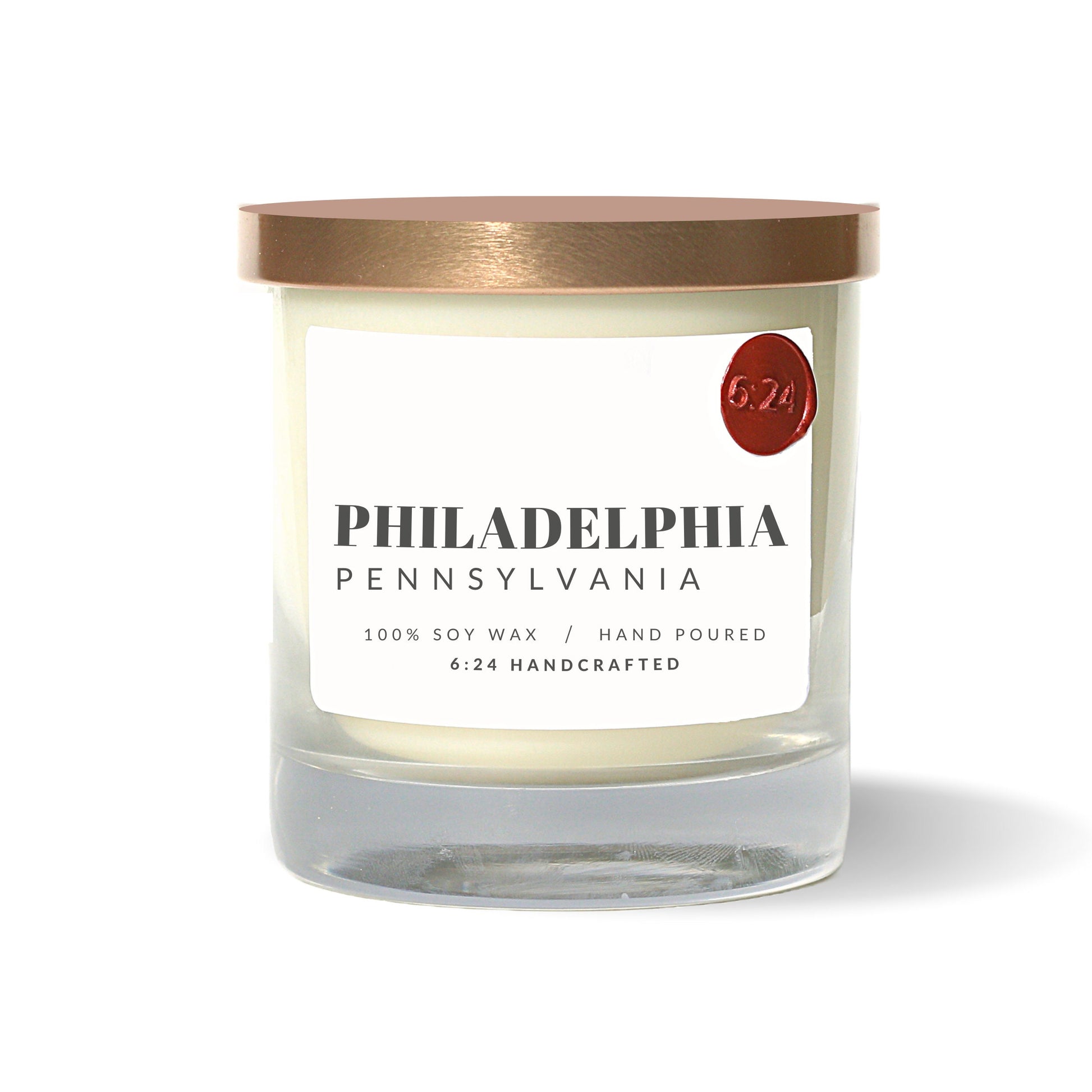 Philadelphia, Pennsylvania Candle | Handmade Scented City Candle | 100% Soy Wax | Housewarming Gift
