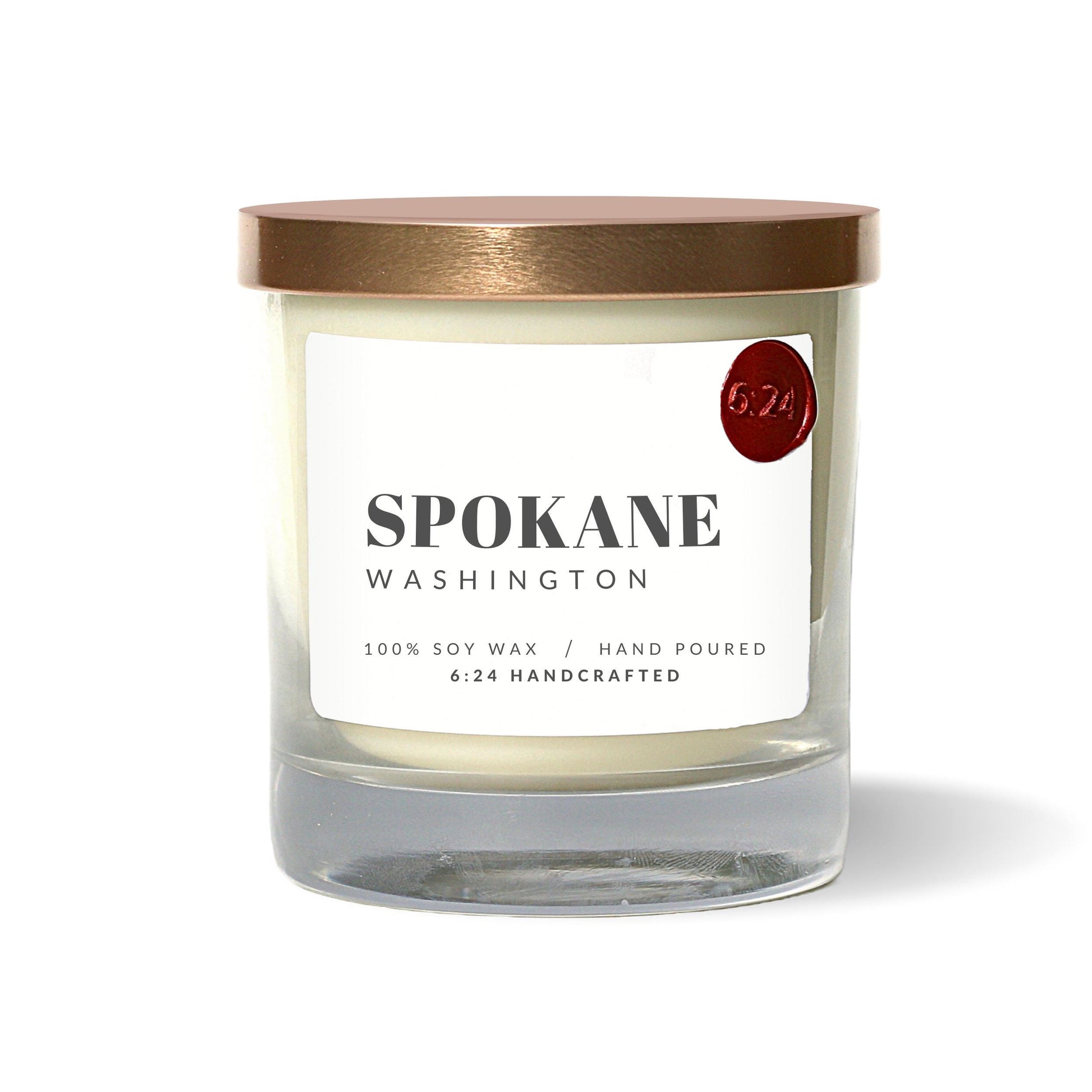 Spokane, Washington Candle | Handmade Scented City Candle | 100% Soy Wax