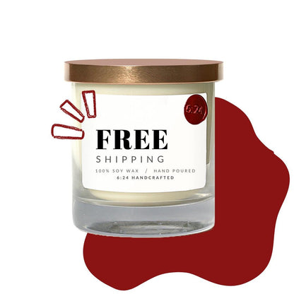 Free shipping on all 6:24 handcrafted orders