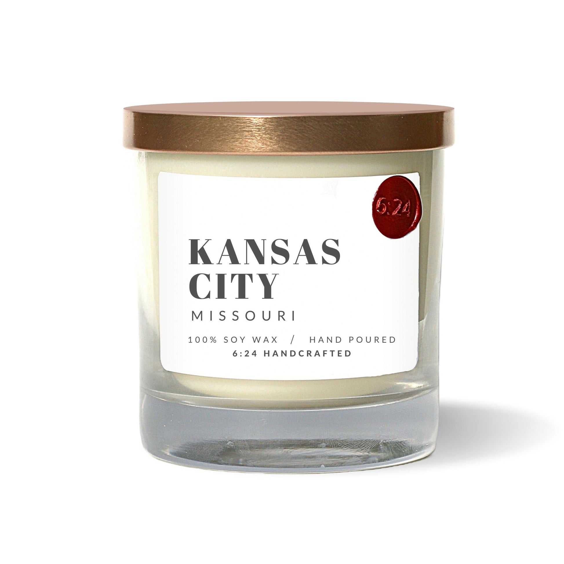 Kansas City, Missouri hand poured and handmade soy wax candle