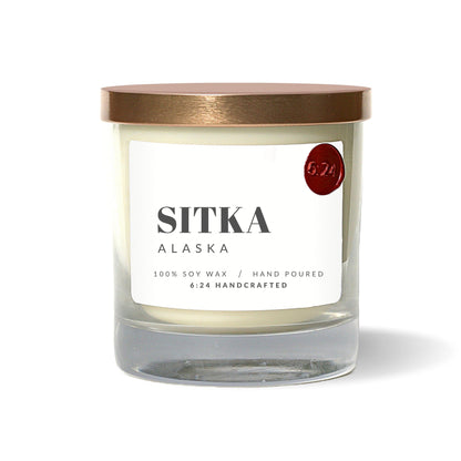 Sitka, Alaska candle