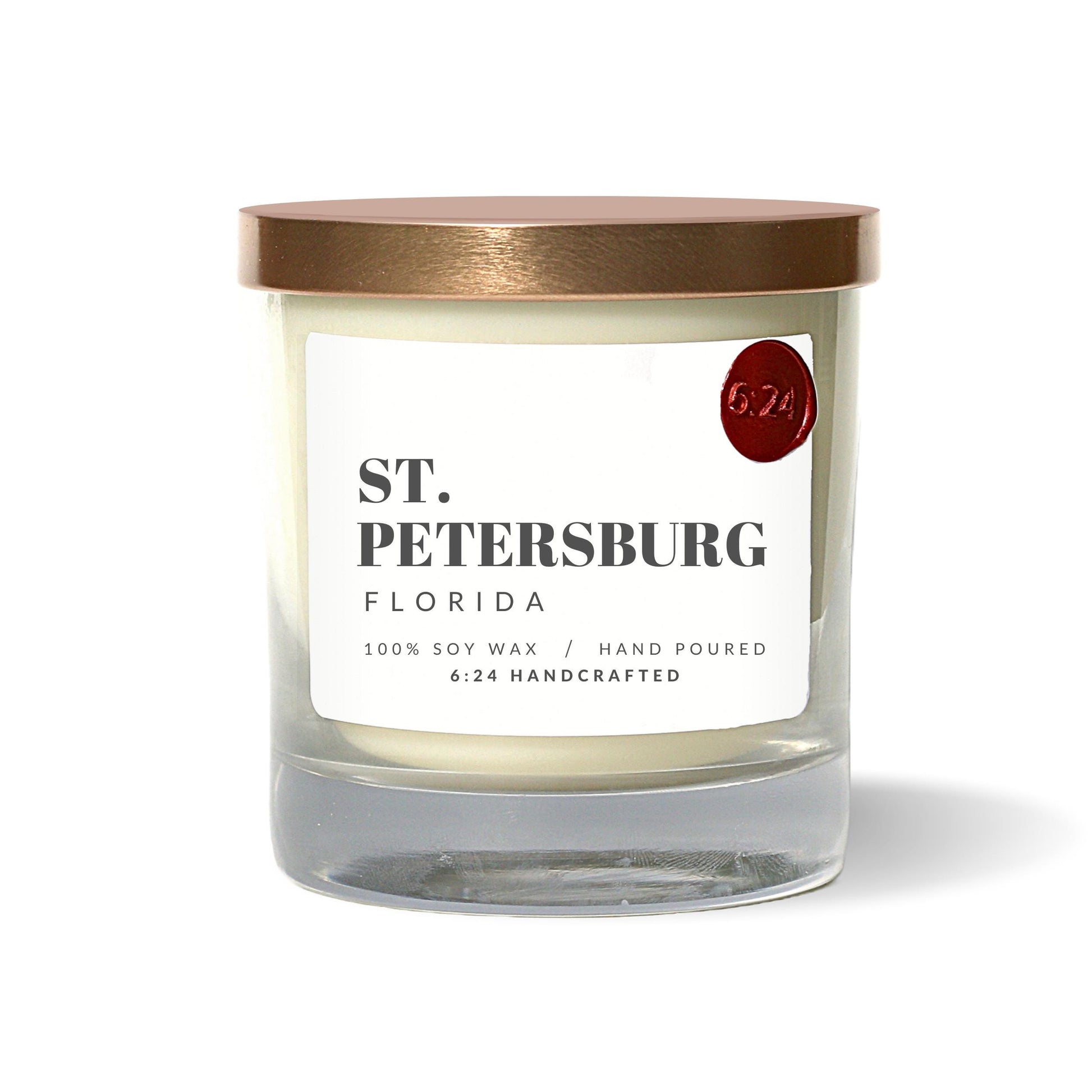 St. Petersburg, Florida Candle | Hand Poured | 100% Soy Wax | Housewarming Gift