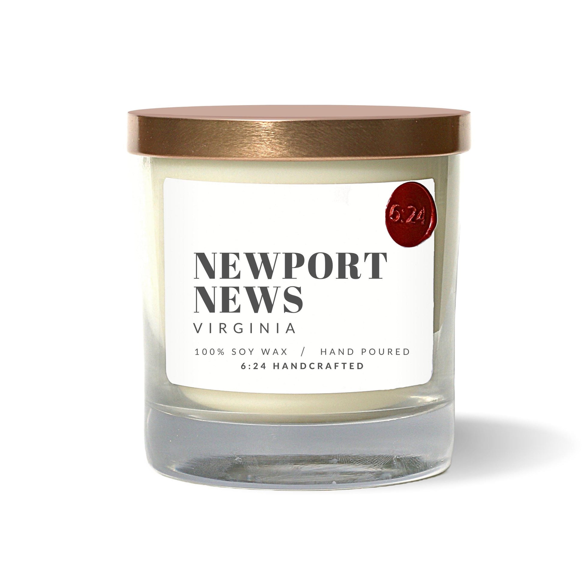 Newport News, Virginia candle