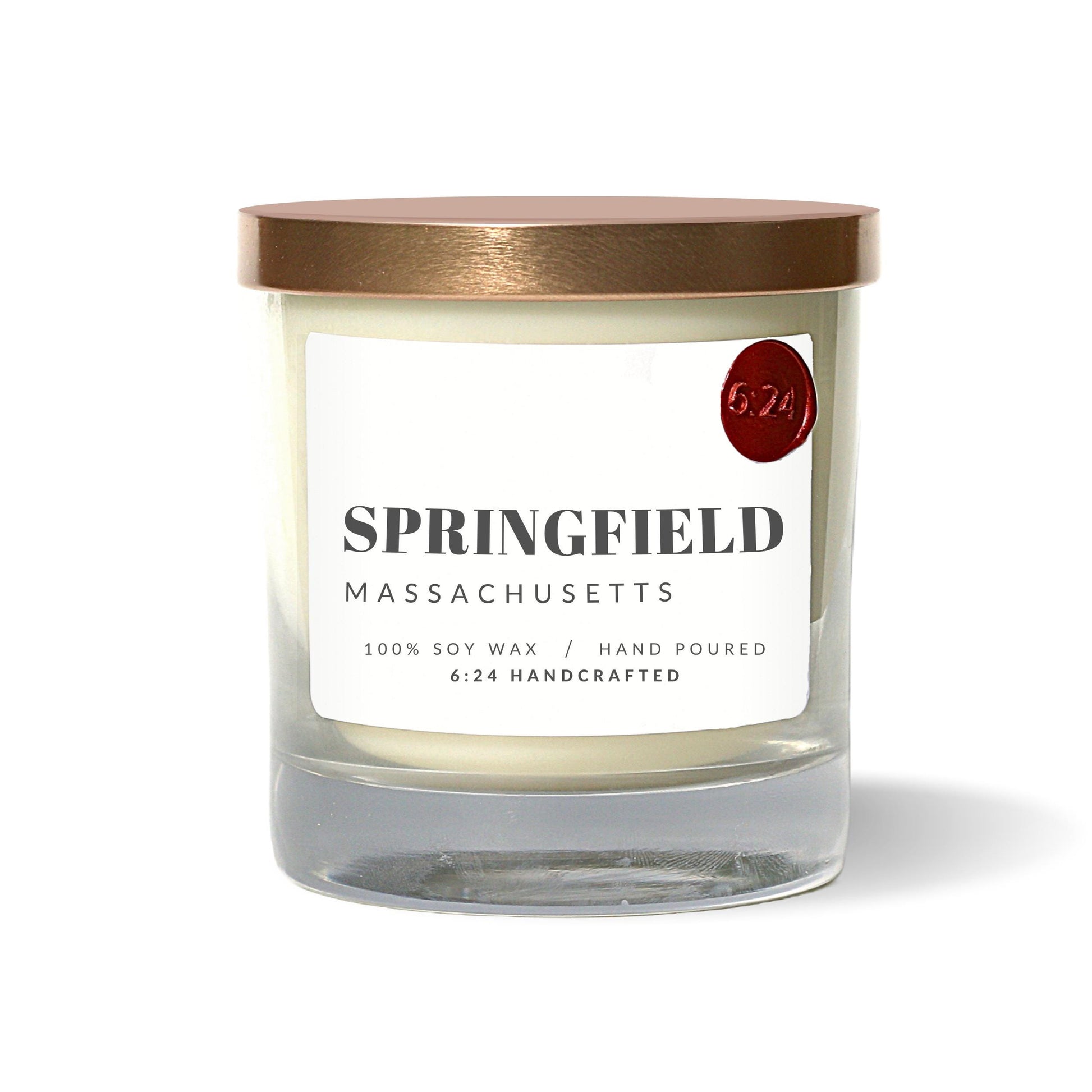 Springfield, Massachusetts Candle | Handmade Scented City Candle | 100% Soy Wax | Housewarming Gift