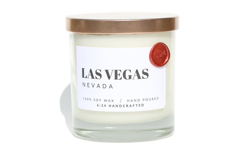 Las Vegas candle