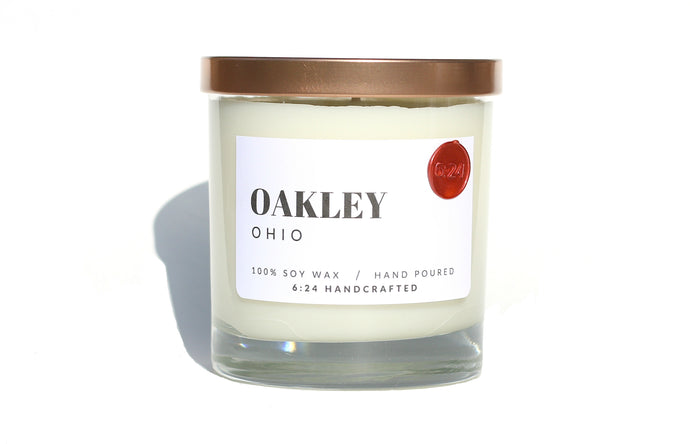 Oakley, Ohio candle