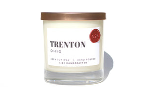 The outdoor scent of Trenton, Ohio. A local candle created from 6:24 